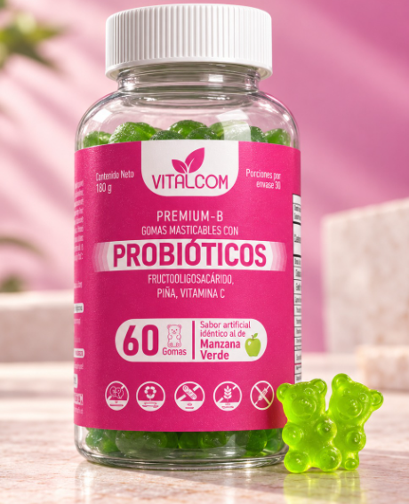Probióticos en Gomas Vitalcom